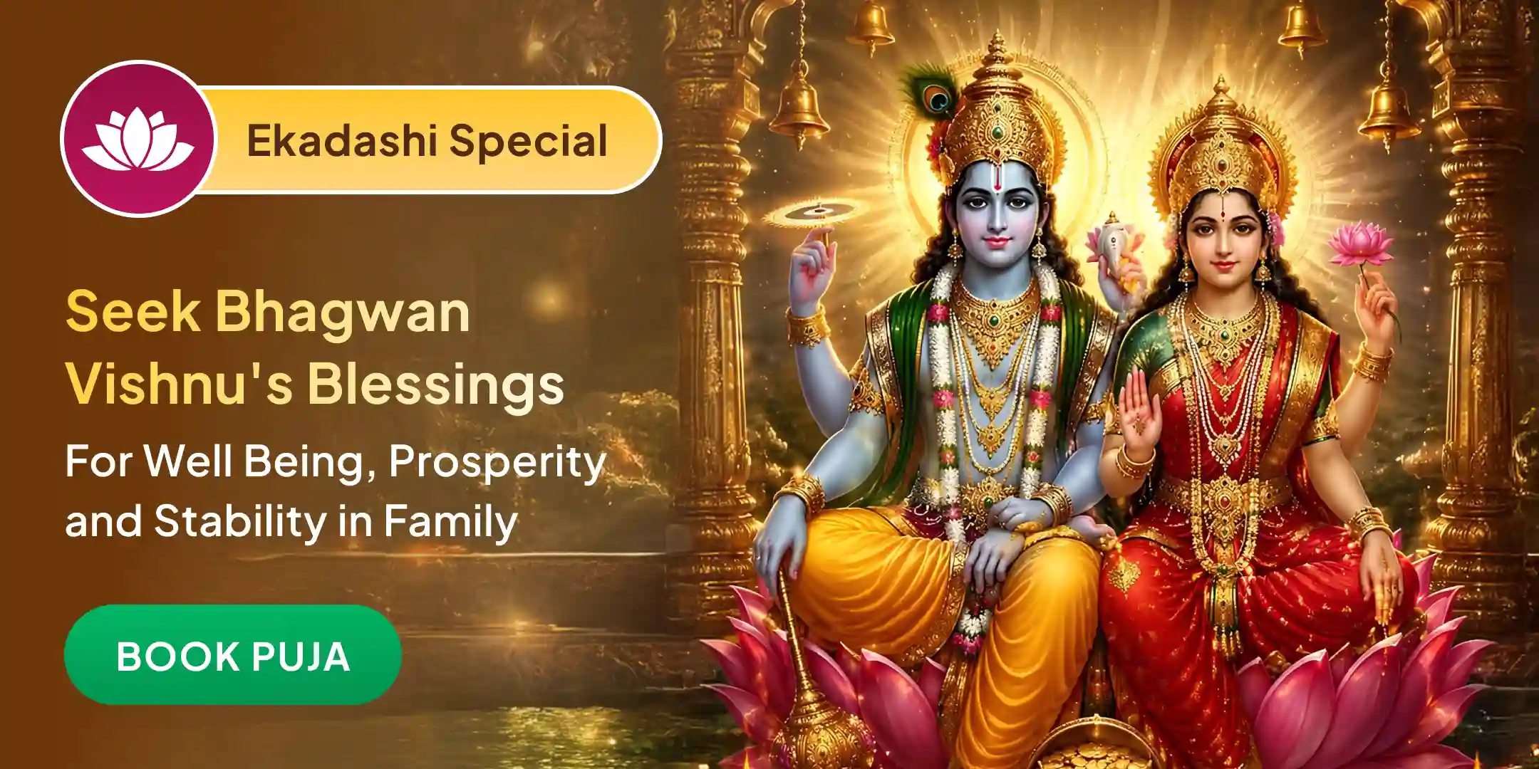Vishnu & Lakshmi Mantra Jaap Puja — Ekadashi Special